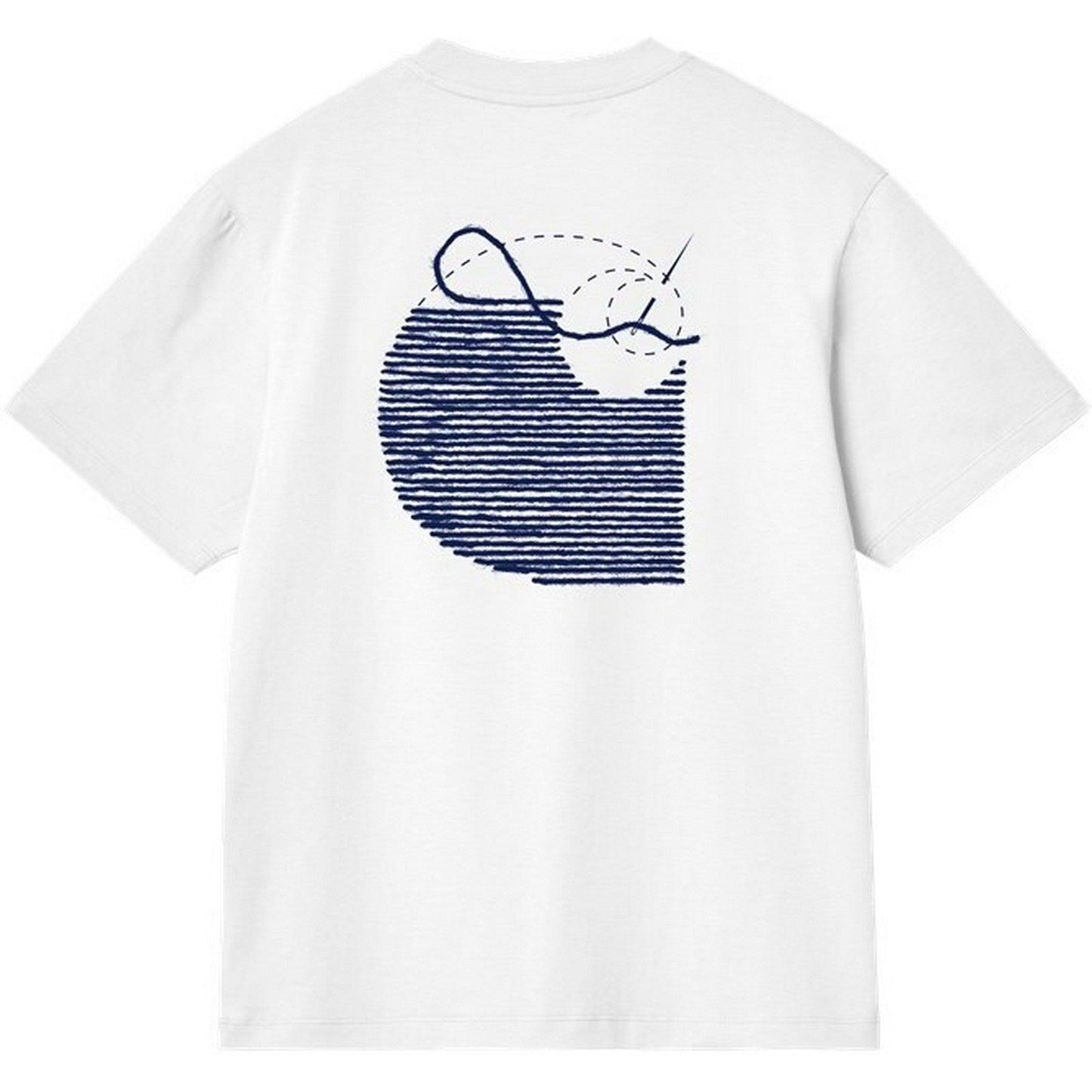 T-shirt Donna Carhartt Wip - W' S/S Stitch T-Shirt - Bianco