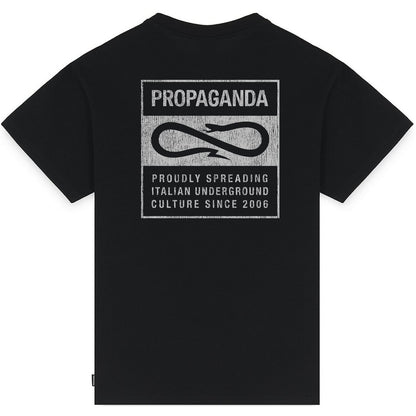 T-shirt Uomo Propaganda - T-Shirt M/M Label - Nero