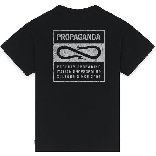 T-shirt Uomo Propaganda - T-Shirt M/M Label - Nero