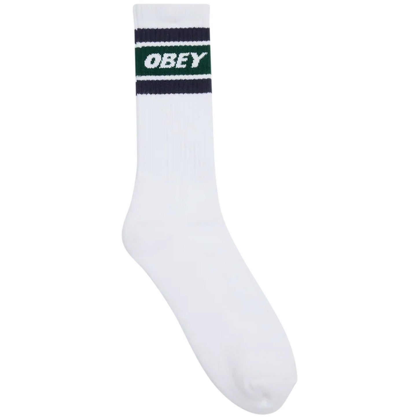 Calzettoni Unisex Obey - Cooper Ii Socks - Bianco