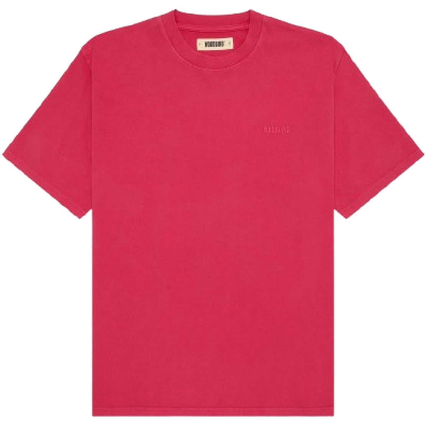 T-shirt Uomo Woodbird - Wbbaine Washed Tee - Rosa