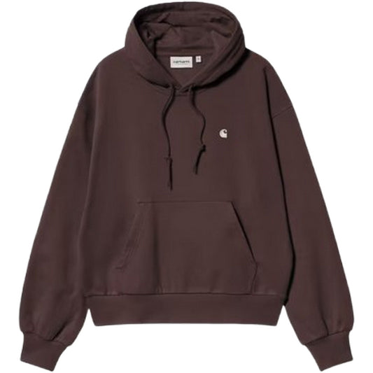 Felpe con cappuccio Donna Carhartt Wip - W' Hooded Casey Sweatshirt - Marrone
