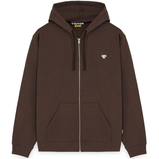 Felpe con cappuccio Uomo Iuter - Heart Logo Zip Hoodie - Marrone