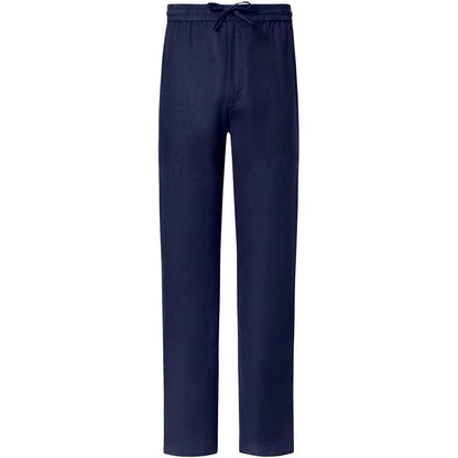 Pantaloni Uomo Ecoalf - Ethiwin Linen Pants Man - Blu