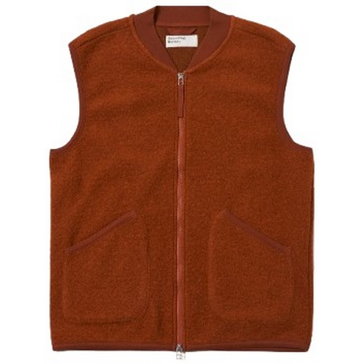 Gilet Uomo Universal Works - Zip Waistcoat - Marrone