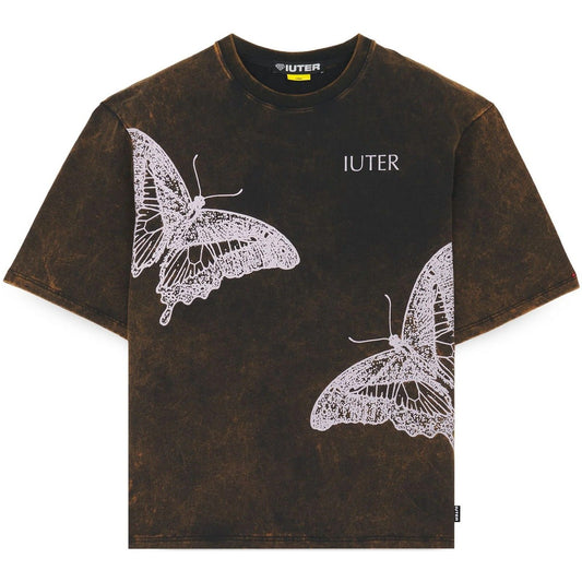 T-shirt Uomo Iuter - Butterfly Marble Tee - Nero
