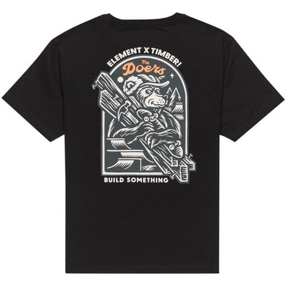 T-shirt Ragazzo Element - Timber Carry - Nero