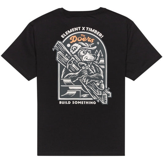 T-shirt Ragazzo Element - Timber Carry - Nero
