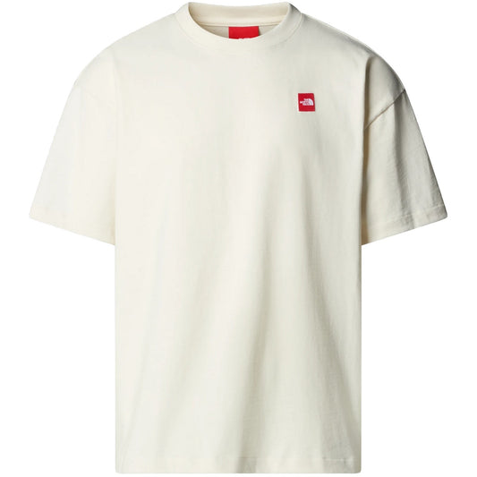 T-shirt Uomo The North Face - M TNF Red Box S/S Tee - Bianco