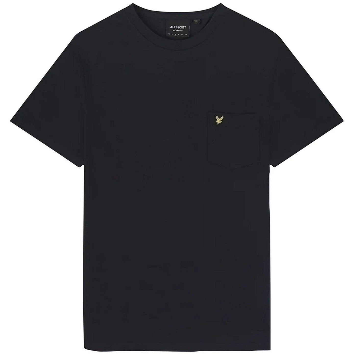 T-shirt Uomo Lyle & Scott - Plain Pique Pocket T-Shirt - Blu