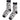Unisex Happy Socks – Flauschige Zebrasocke – Weiß
