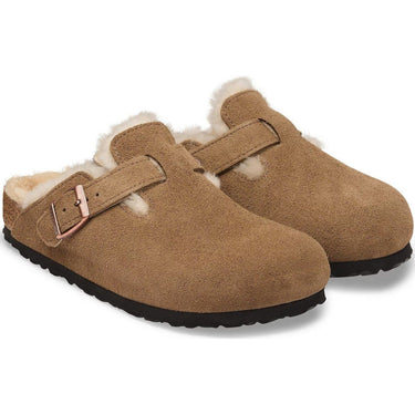 Sandali Unisex Birkenstock - Boston Shearling - Marrone