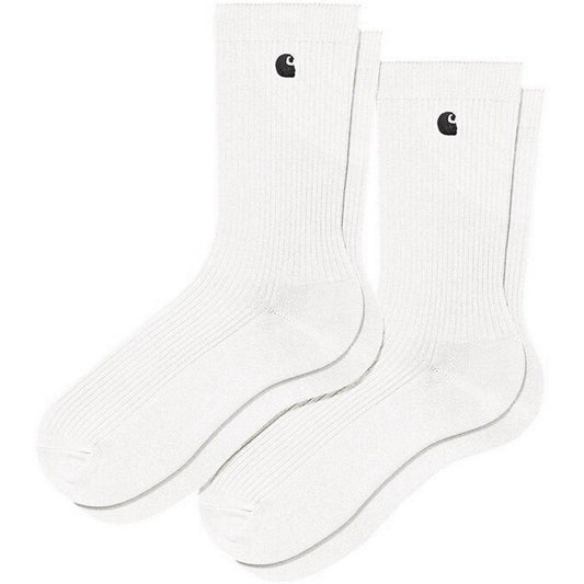 Calze Unisex Carhartt Wip - Madison Pack Socks - Bianco