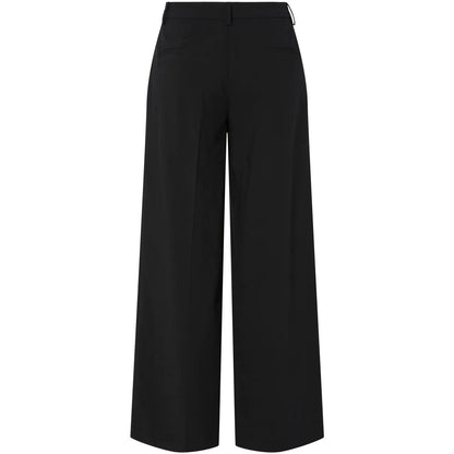 Pantaloni Donna Pieces - Pcrosa Hw Wide Pant Noos Bc - Nero
