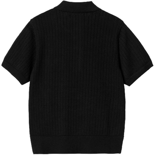 Polo Donna Carhartt Wip - W' S/S Norlina Polo - Nero