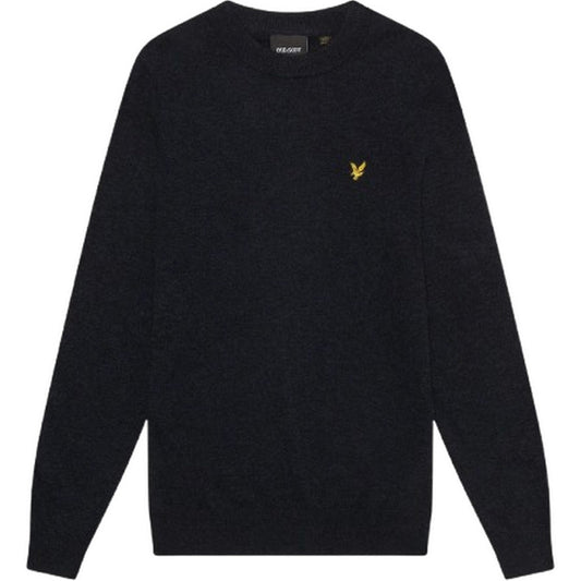 Felpe senza cappuccio Uomo Lyle & Scott - Lambswool Blend Crew Neck Jump - Blu