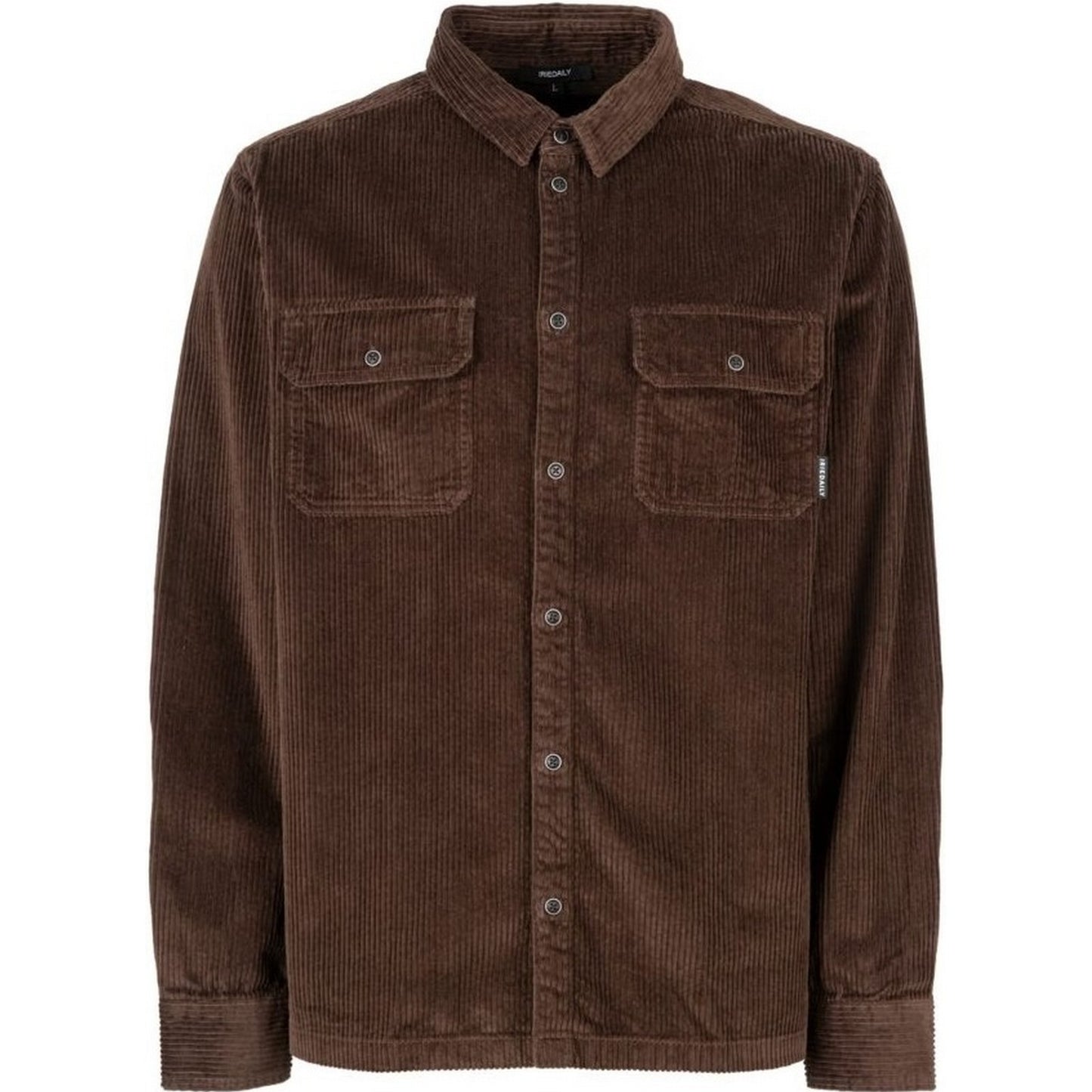 Camicie casual Uomo Iriedaily - Bubble Cord Shirt - Marrone