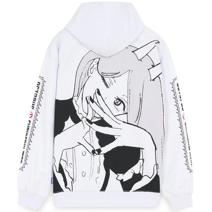 Felpe con cappuccio Uomo Octopus - Chainsaw Man Octopus Dreams Hoodie - Bianco