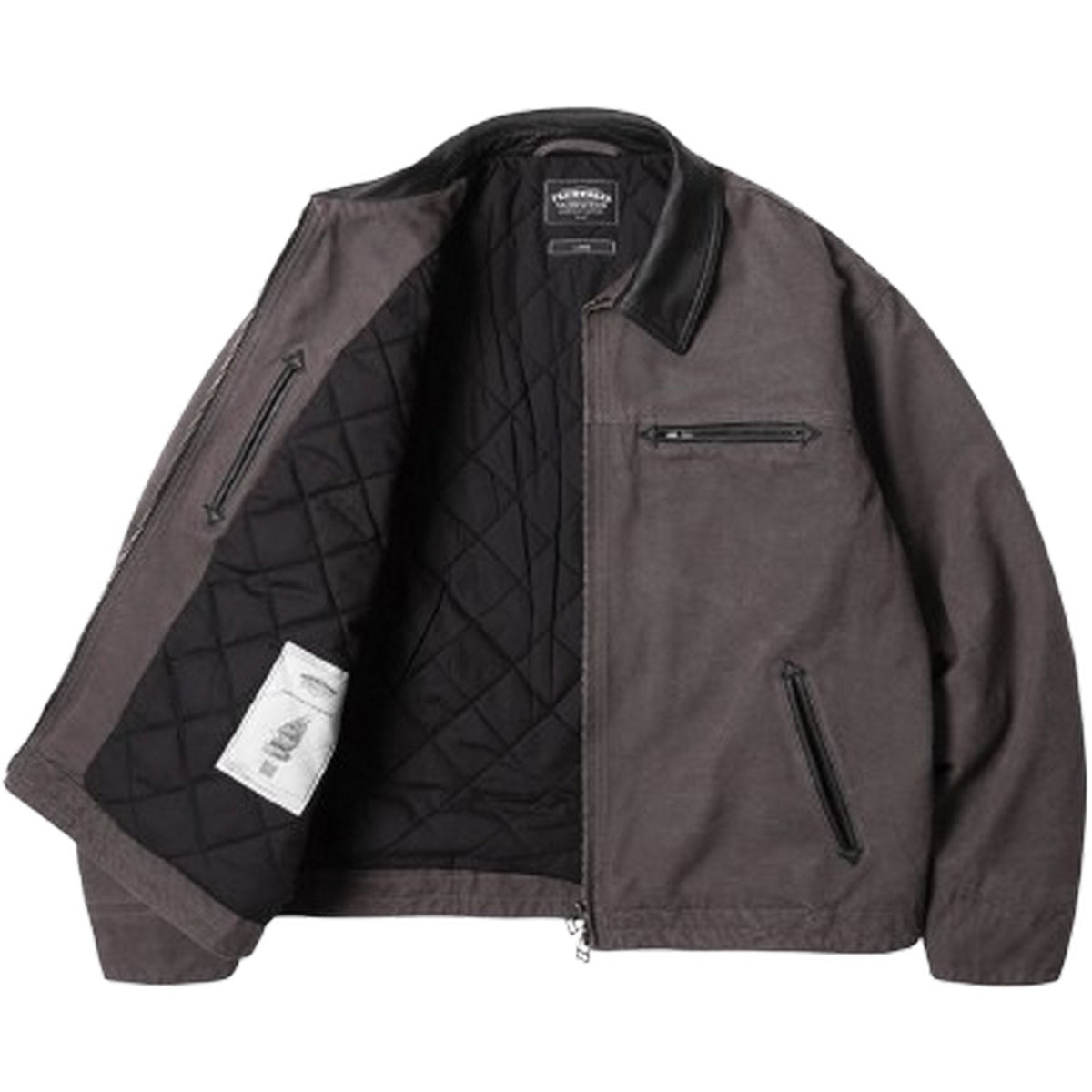 Giacche Uomo Frizmworks - Heavy Canvas Destroyed Work Jacket - Grigio