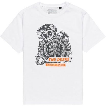 T-shirt Ragazzo Element - Timber Icon - Bianco