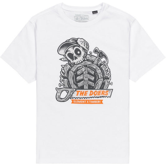 T-shirt Ragazzo Element - Timber Icon - Bianco