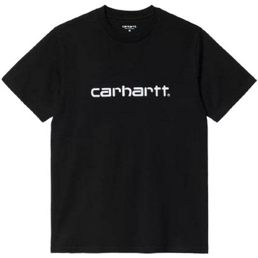 T-shirt Uomo Carhartt Wip - S/S Script T-Shirt - Nero