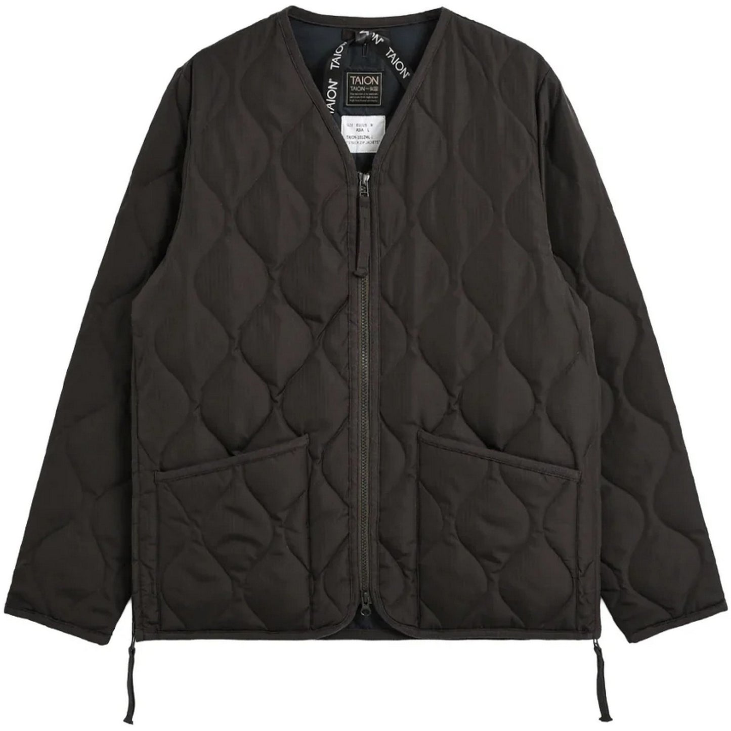 Giubbotti Uomo Taion - Military Zip V-Neck Jacket - Marrone