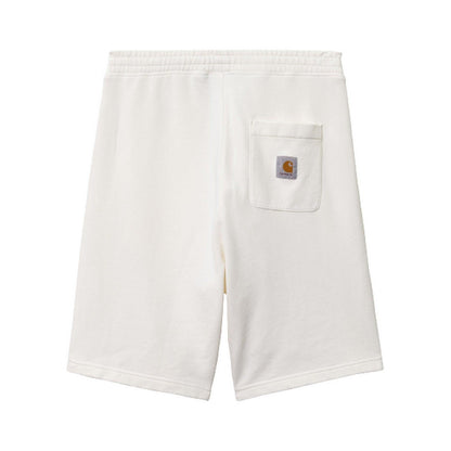 Bermuda Uomo Carhartt Wip - Nelson Sweat Short - Bianco