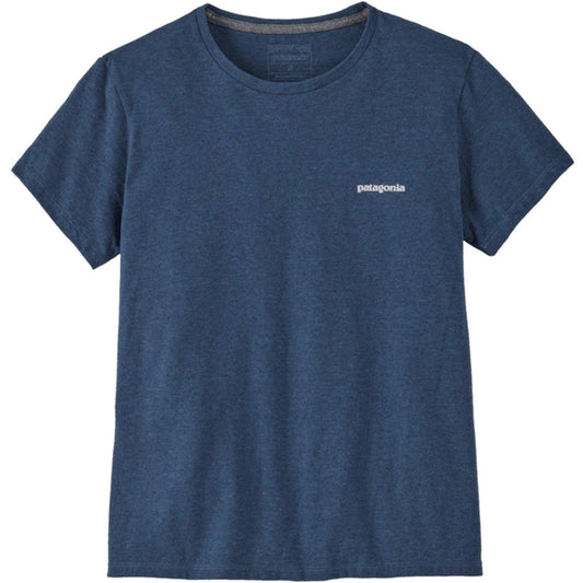 T-shirt Donna Patagonia - W's P-6 Logo Responsibili-Tee - Blu