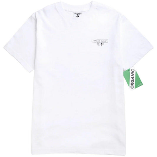 T-shirt Uomo Service Works - Scribble Logo Tee - Bianco