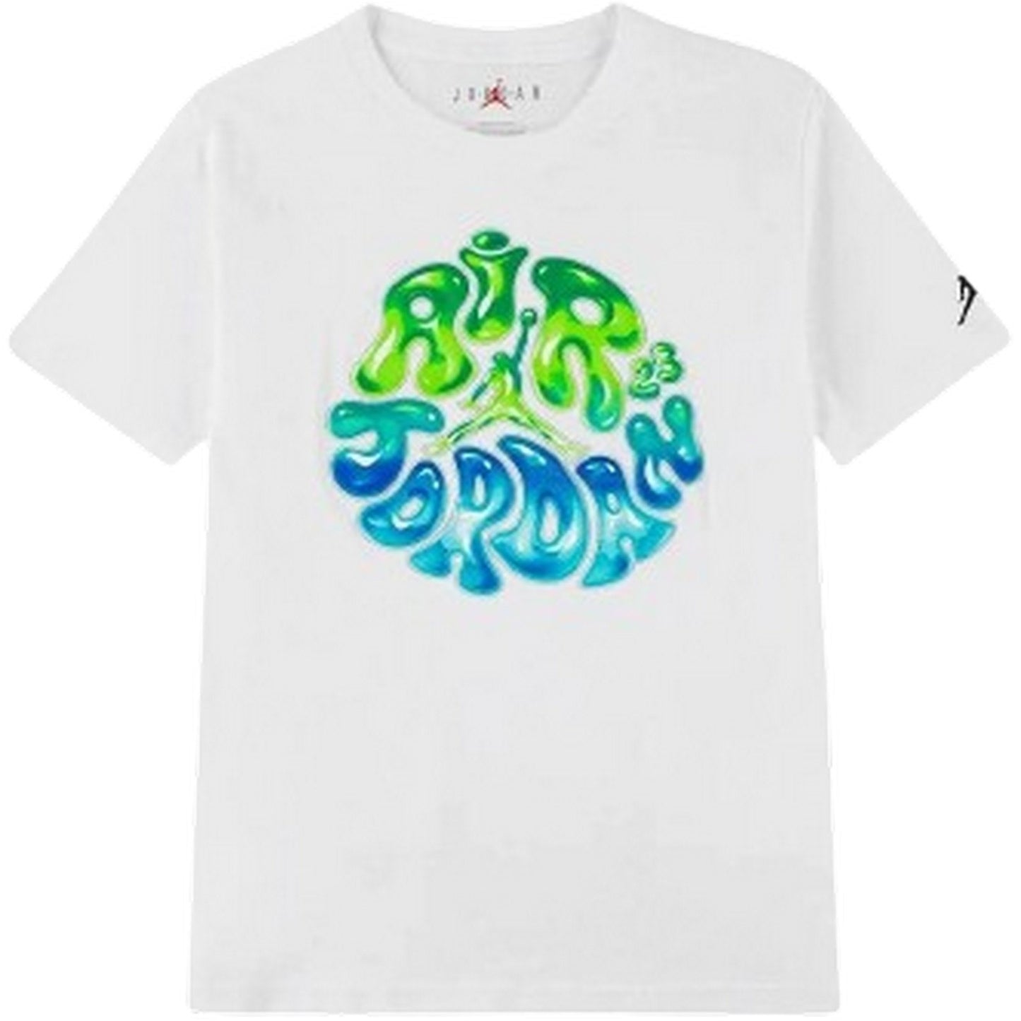 T-shirt Ragazzi Unisex Jordan - Jdb Spr Splsh Jordan Bubble Ss - Bianco
