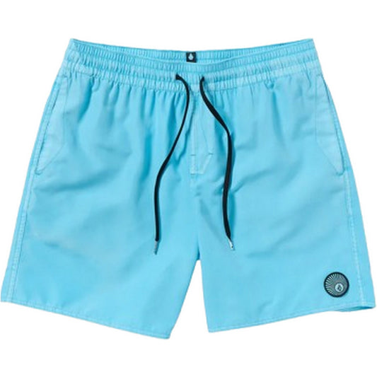 Pantaloncini Uomo Volcom - Center Trunk 17 - Celeste