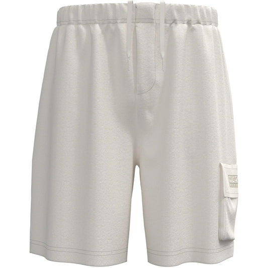 Pantaloncini Uomo Napapijri - N-Box Logo Cargo - Bianco