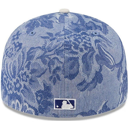 Cappellini da baseball Unisex New Era - Denim Jacquard 59FIFTY - Blu