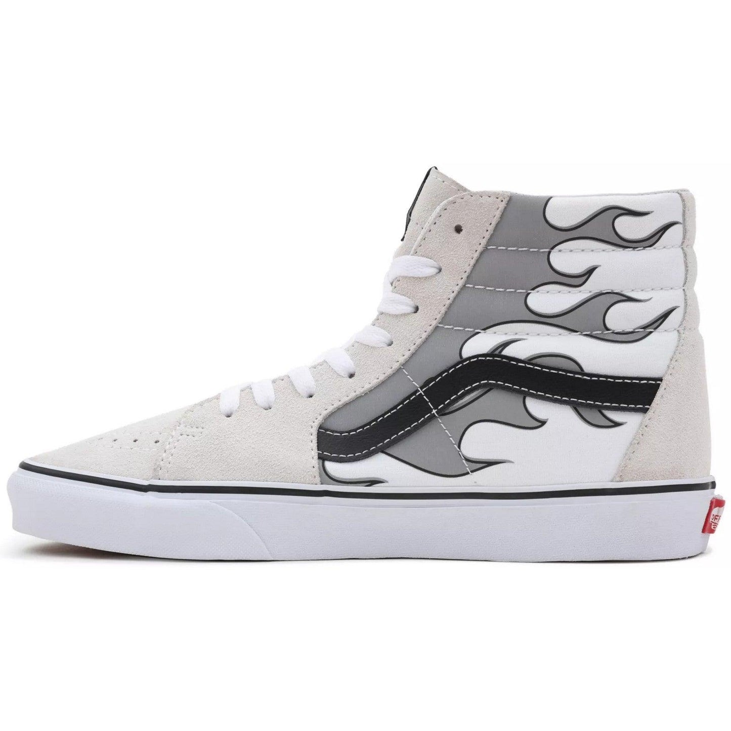 Sneaker Uomo Vans - Ua Sk8-Hi Reflective Flame True White - Bianco