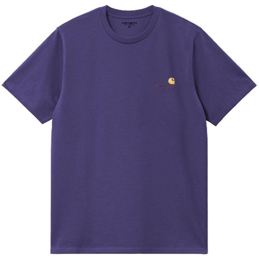 T-shirt Uomo Carhartt Wip - S/S American Script - Viola