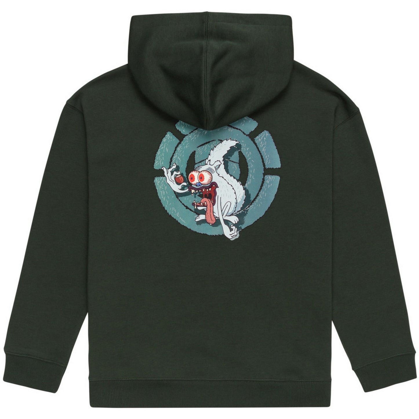 Felpe con cappuccio Bambino Element - Squirrel Hood Youth - Verde