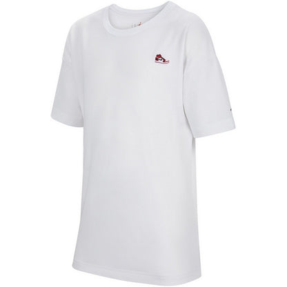 T-shirt Ragazzi Unisex Jordan - Jdb Aj1 Patch S/S Tee - Bianco
