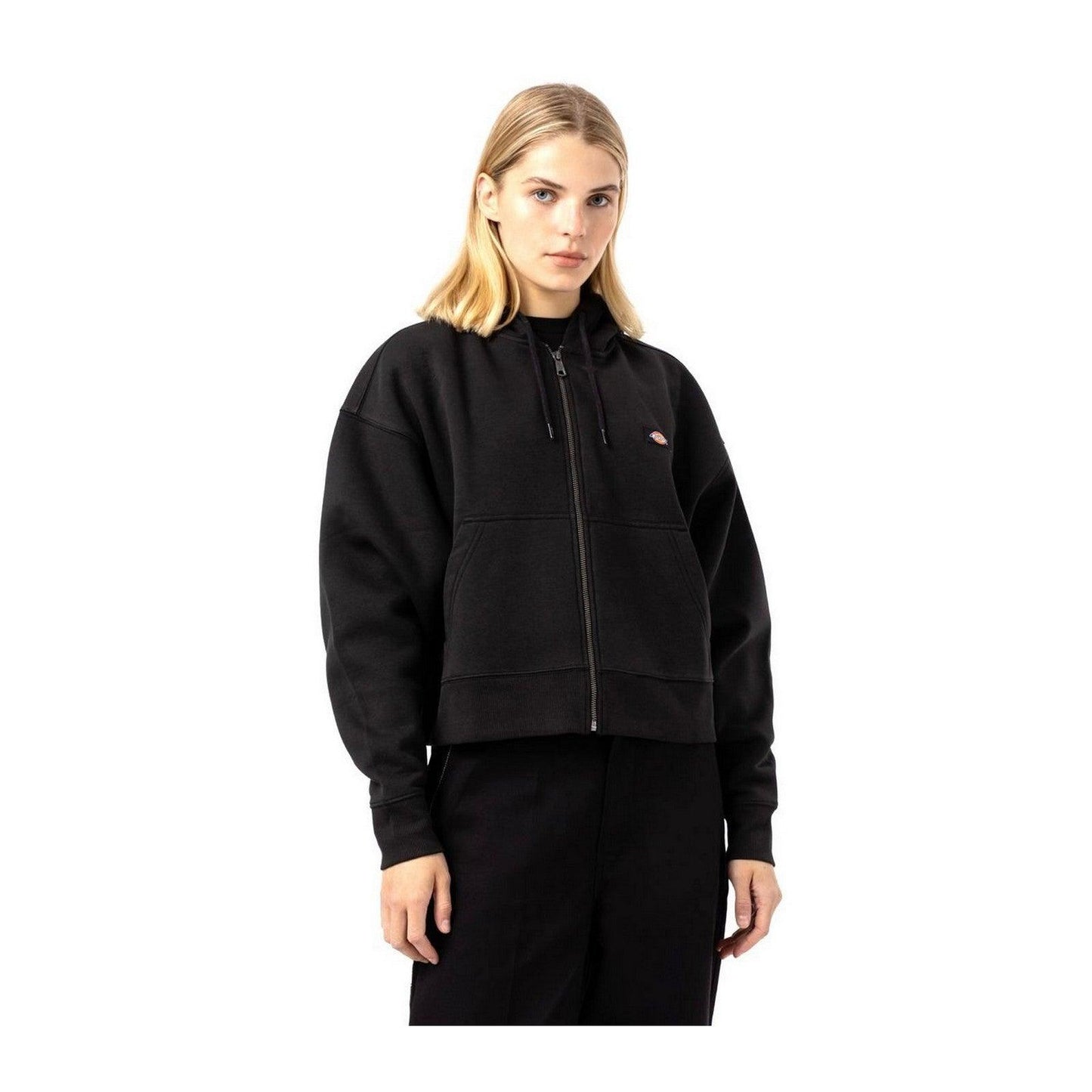 Felpe con cappuccio Donna Dickies - Oakport Zip Hoodie W - Nero