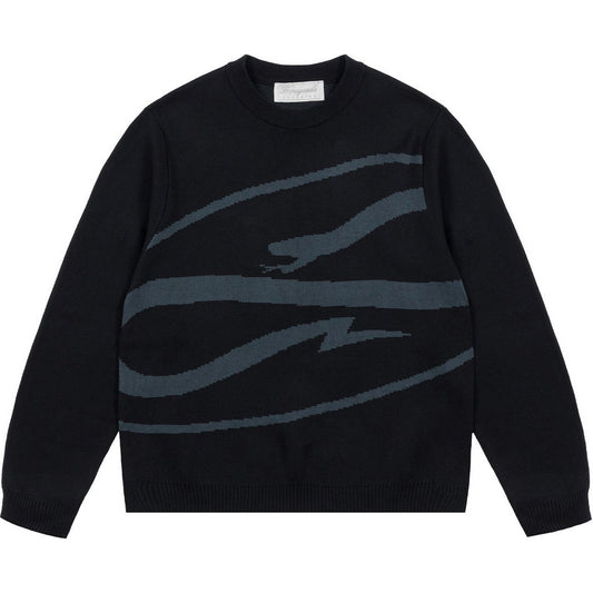 Maglioni Uomo Propaganda - Sweater Logo Atom - Nero