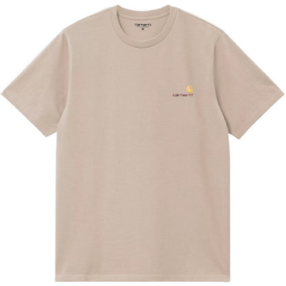 T-shirt Uomo Carhartt Wip - S/S American Script - Beige