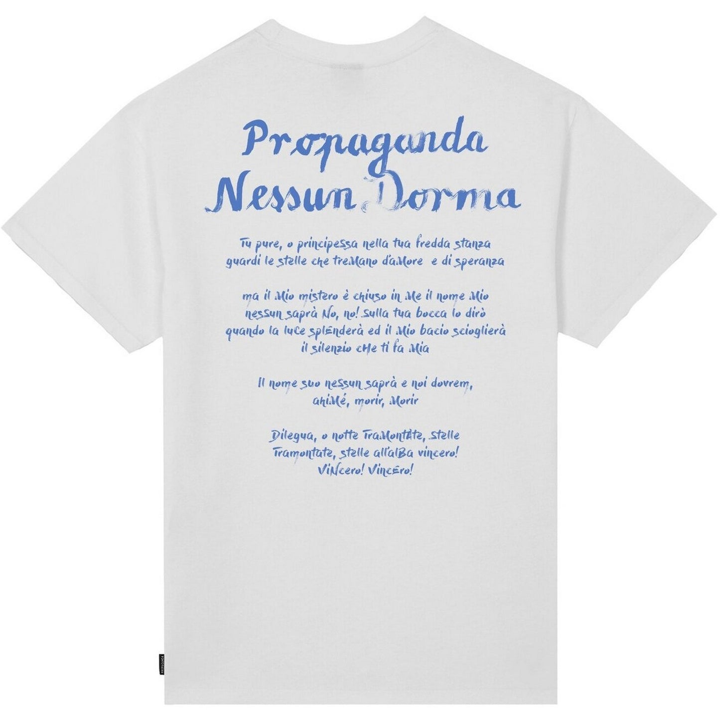 T-shirt Uomo Propaganda - T-Shirt M/M Nessun Dorma - Bianco