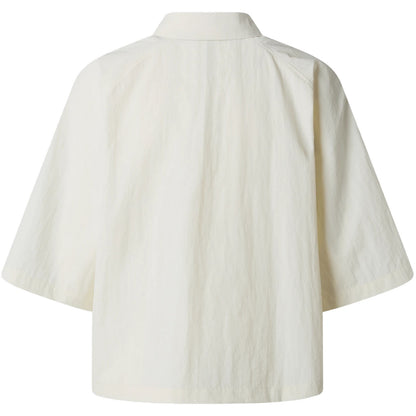 Camicie Donna The North Face - W TNF Red Box Nylon S/S Shirt - Bianco