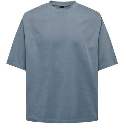 T-shirt Uomo Only & Sons - Onsmillenium Ovz Ss Tee - Blu