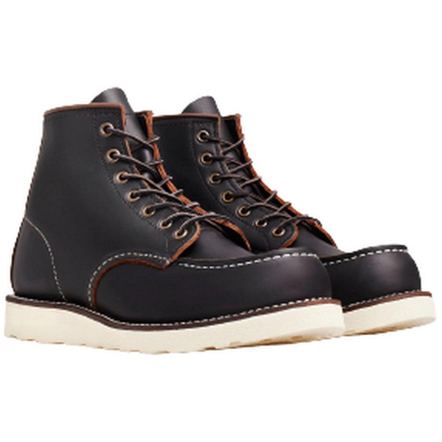 Scarpe stringate alte Uomo Red Wing - Moc Toe - Nero