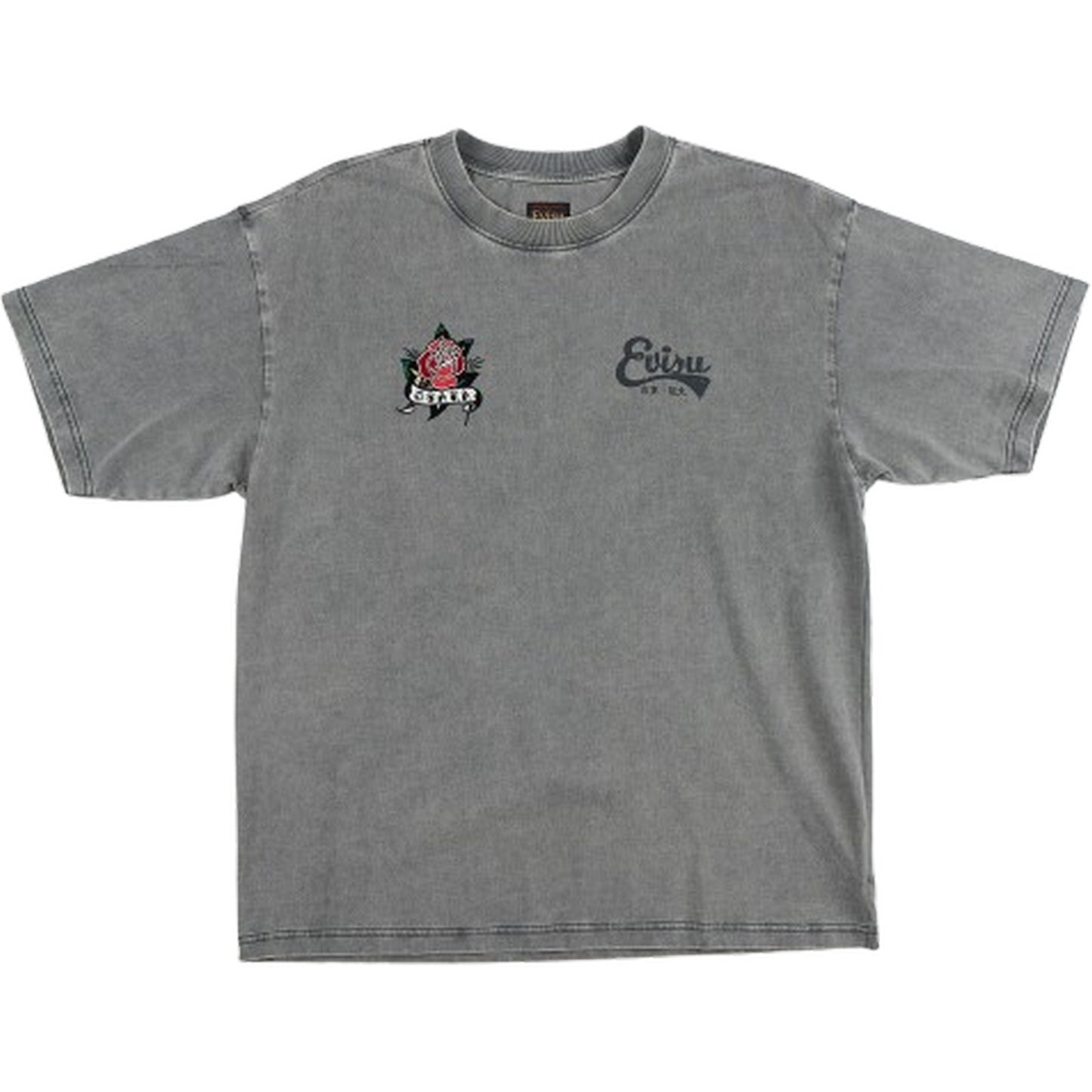 T-shirt Uomo Evisu - Ej, Osaka Rose Tee - Grigio