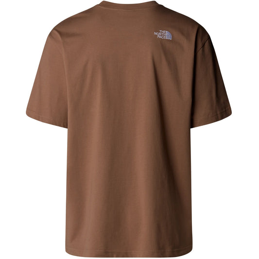 T-shirt Uomo The North Face - M S/S Essential Oversize Tee - Marrone