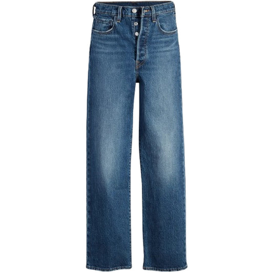 Jeans Donna Levi's - Ribcage Straight Ankle - Blu