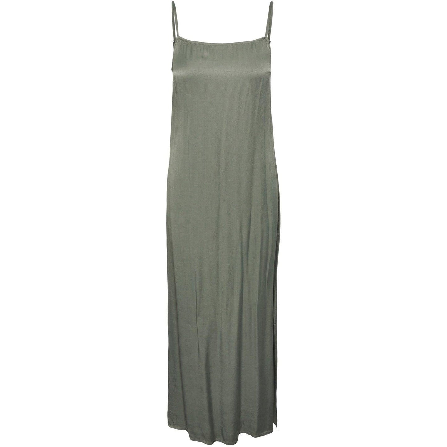 Vestiti casual Donna Pieces - Pcsmilli Sl Long Slip Dress Pa - Verde