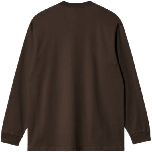 Maglie a manica lunga Uomo Carhartt Wip - L/S Chase T-Shirt - Marrone